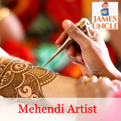 Mehendi artist Mrs. Debarati Roy Dutta in Burnpur